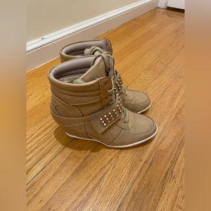 Aldo wedge sneakers size 6